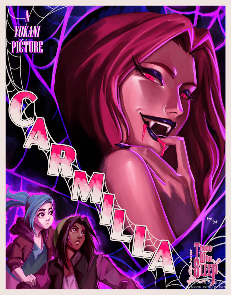 THOSE WHO SLEEP: CARMILLA Classic Horror Inspired Print