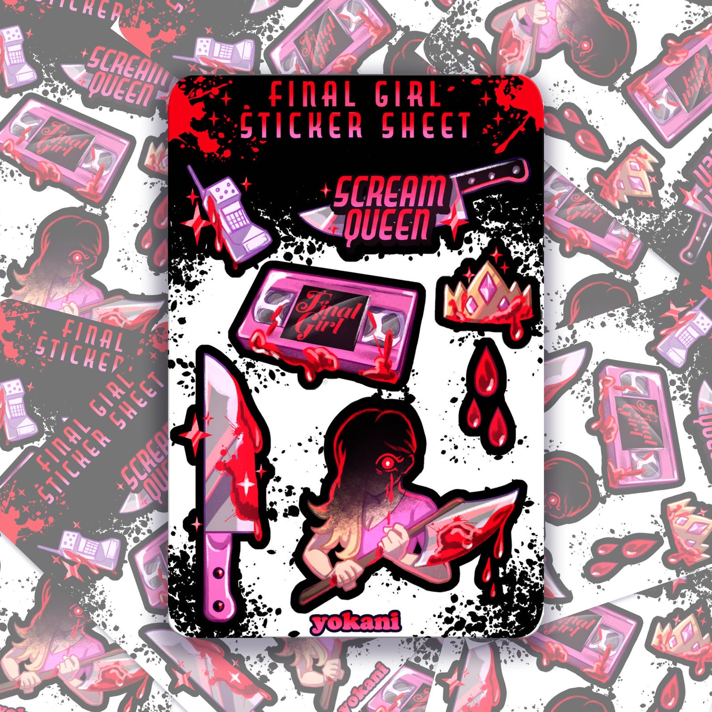 Sticker Sheet: Final Girl