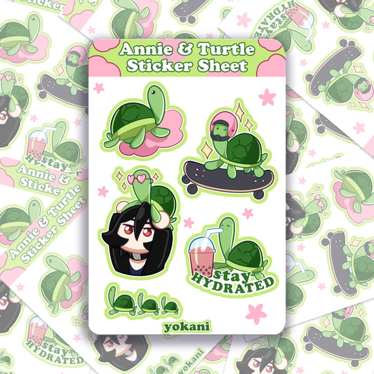 Sticker Sheet: Turtle Squad