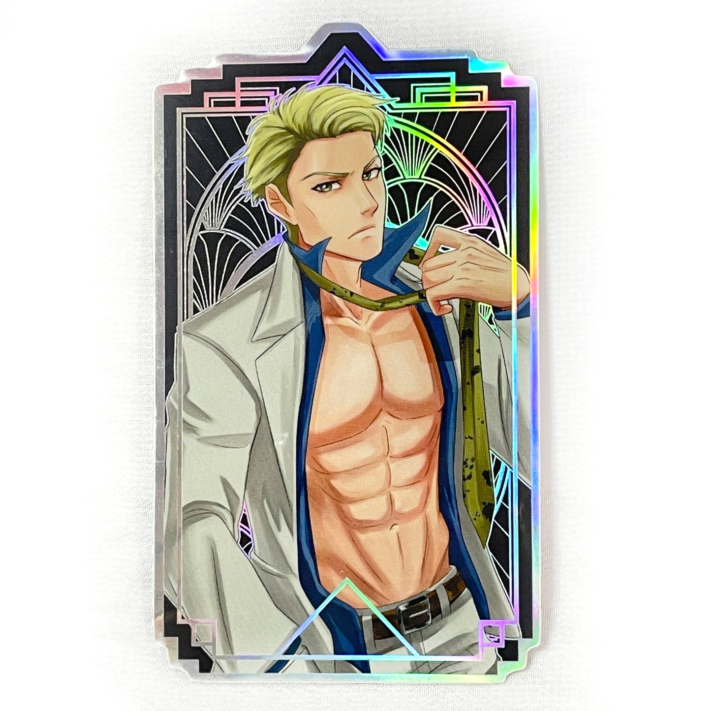 JJK Holo Husbandos: Holographic Vinyl Anime Men Stickers