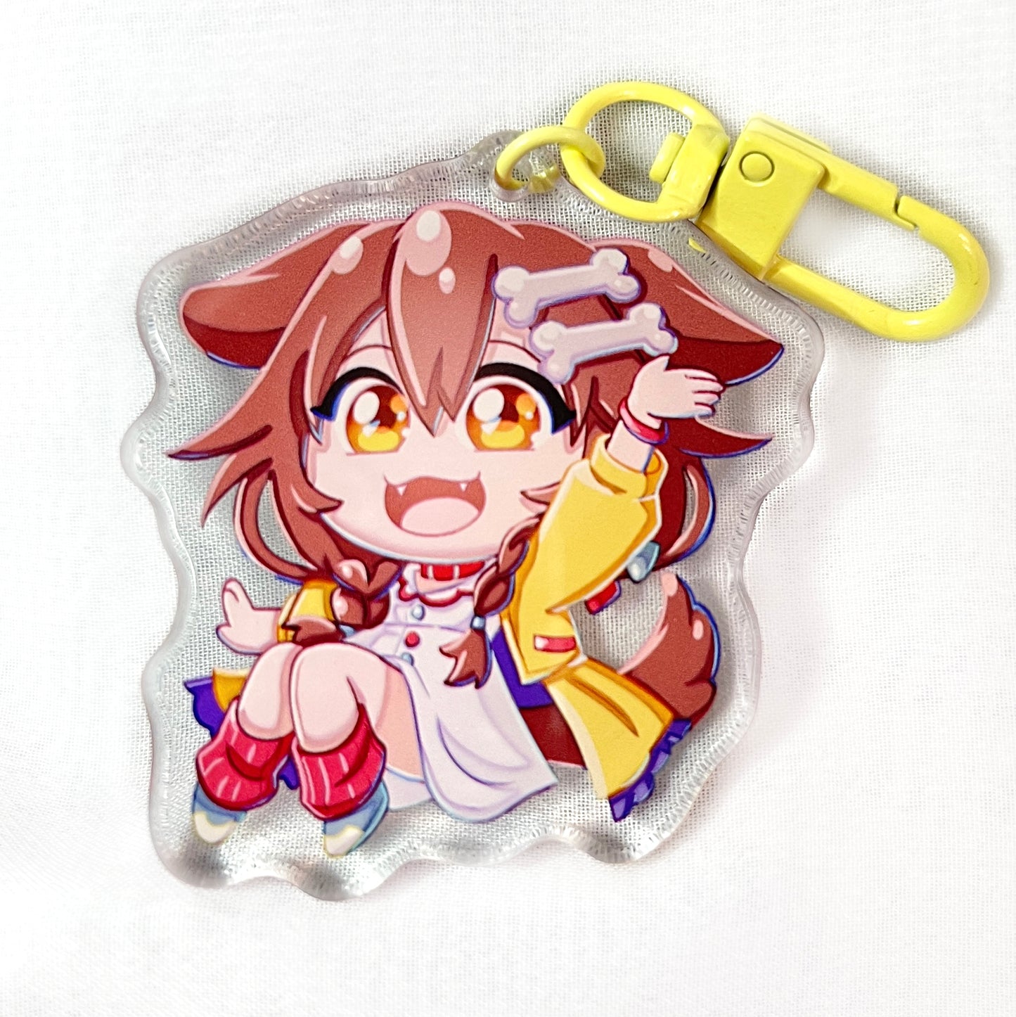 V-TUBER ACRYLIC KEYCHAINS: Iron Mouse, Gwar Gura, Mori Calliope, Nyanners, Korone