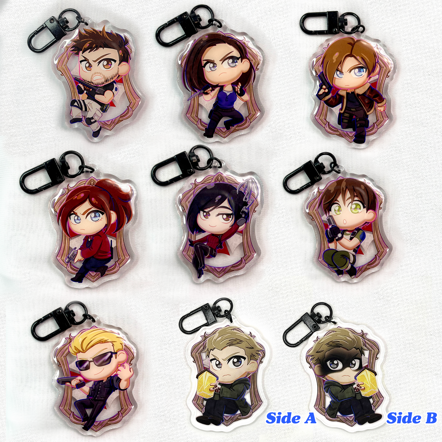 RESIDENT EVIL Acrylic Keychains