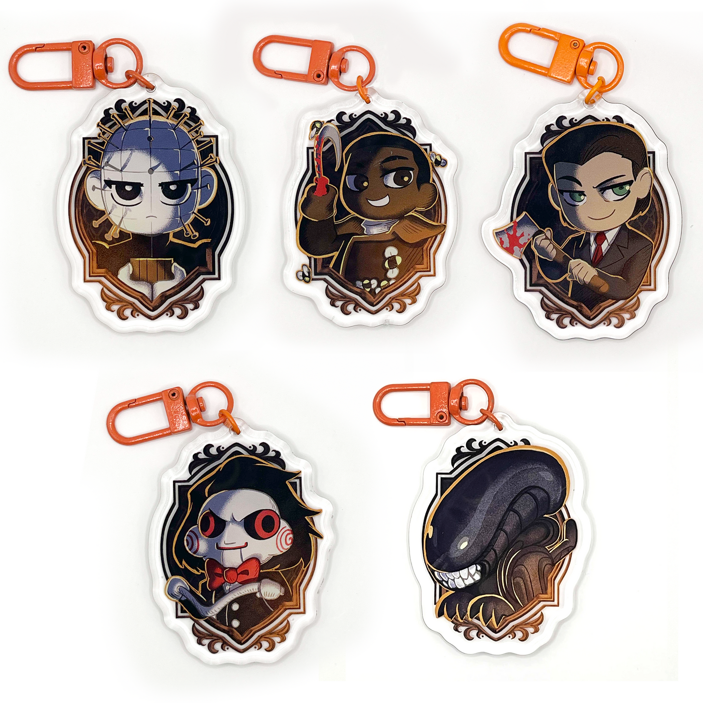 Horror Slasher Classics: Acrylic Keychains