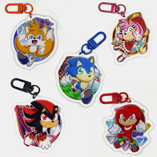 SONIC AND FRIENDS Acrylic Keychains